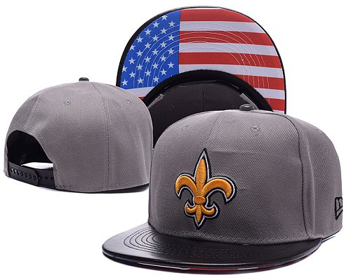 NFL New Orleans Saints Stitched Snapback Hats 010